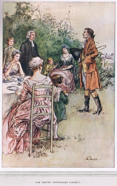 The Squire Introduces Himself, Illustration from 